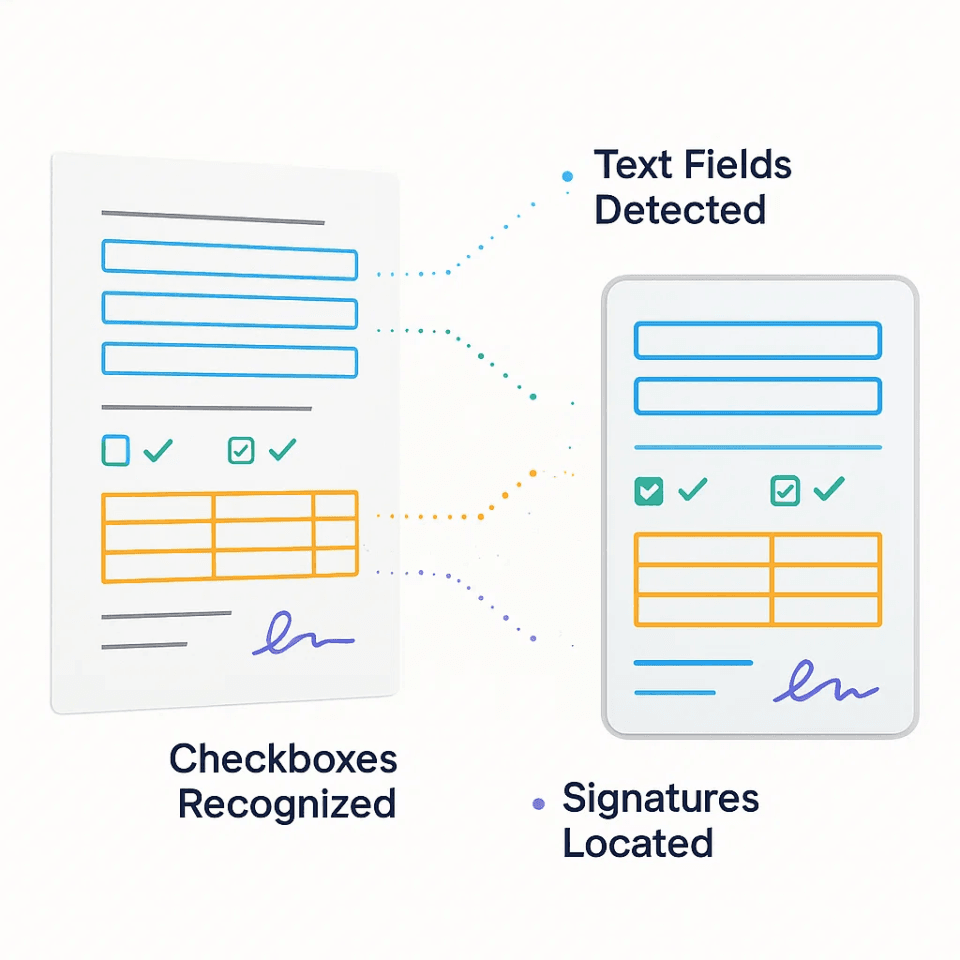 Example of a form created using Artificio's design tools.