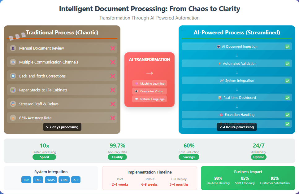 Transformation through AI powered automation